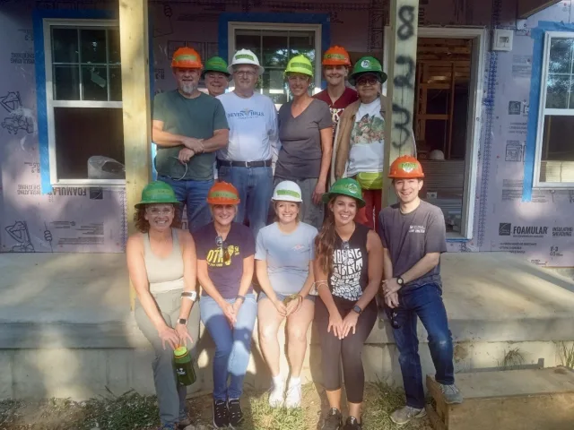 Seven Hills Anesthesia Volunteers with Habitat for Humanity